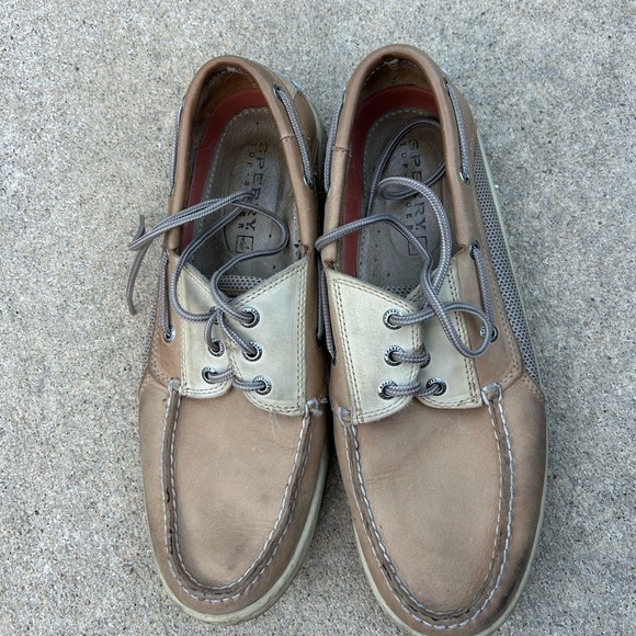 Sperry Tan men’s Boat Shoes - Picture 2 of 7